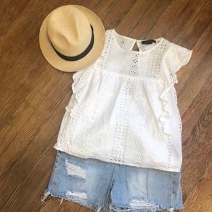 NWOT SAM ELDEMAN Stiletto High Rise Denim Short